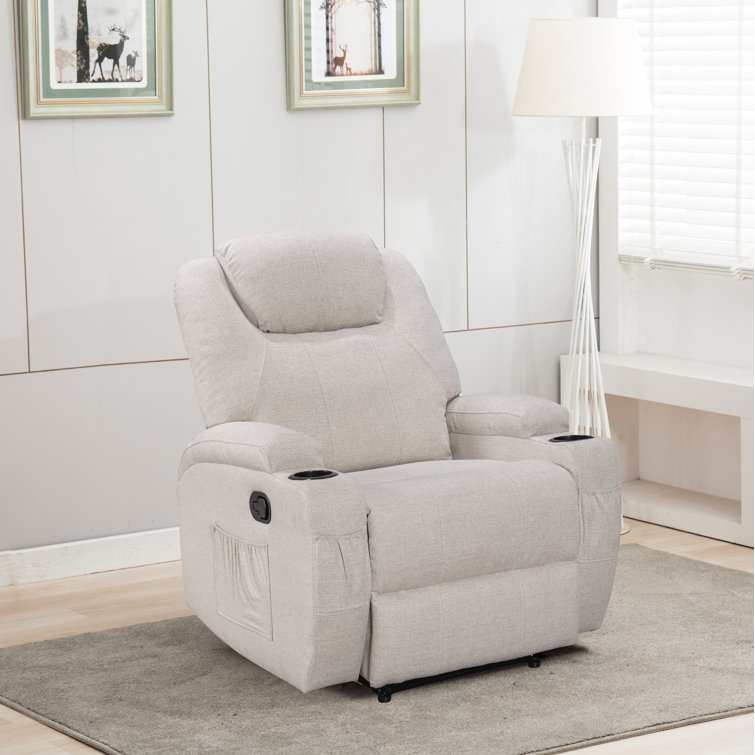 Silhouette living room 2025 slim manual recliner chair